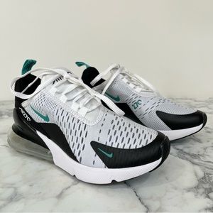 Woman’s Nike Air Max 270 Sneakers White/Black Dusty Cactus Size 6.5 AH8050-001